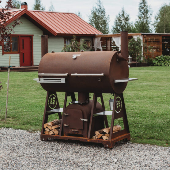 GrillSymbol BBQ røykovn med grill Smoky Beast XL