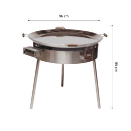 GrillSymbol stekehelle gass PRO-960 inox, ø 96 cm