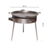 GrillSymbol stekehelle gass PRO-960 light, ø 96 cm