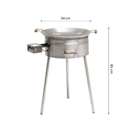 GrillSymbol wokpanne gass PRO-545 inox