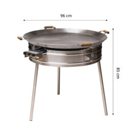 GrillSymbol stekehelle gass Basic-960, ø 96 cm