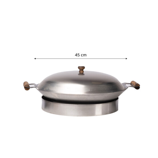 GrillSymbol Cataplana panne+adapter WS-450 CAT, ø 45 cm