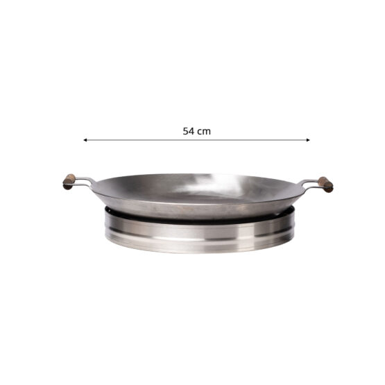 GrillSymbol Cataplana panne+adapter WS-545 CAT inox, ø 54 cm