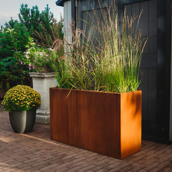Cortenstål plantekasse Lilly Modular