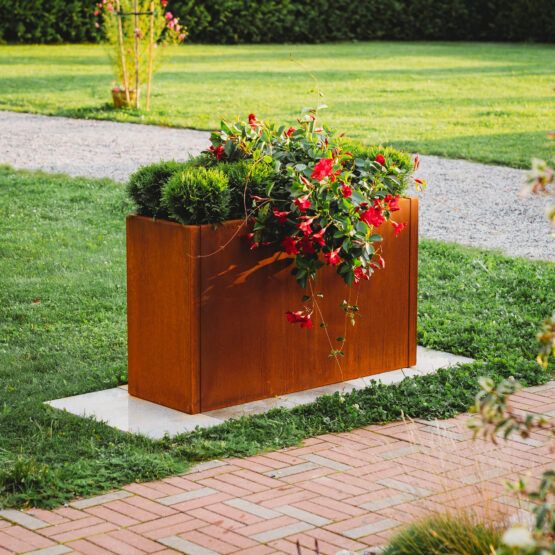 Cortenstål plantekasse Lilly Modular