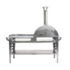 GrillSymbol pizzaovn med stort bord Pizzo-XL-sett-inox