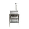 GrillSymbol pizzaovn med stort bord Pizzo-XL-sett-inox