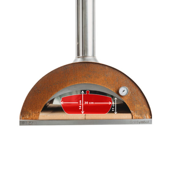 GrillSymbol vedfyrt pizzaovn Pizzo