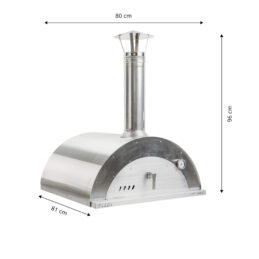 GrillSymbol vedfyrt pizzaovn Pizzo-inox