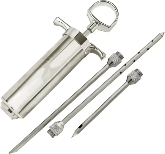 GrillSymbol kjøttinjektor + 3 nåler (Wing design)