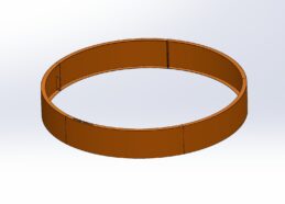 Petteri Wiimaa kant for blomsterbed/ bål, H30 cm, ø 200 cm