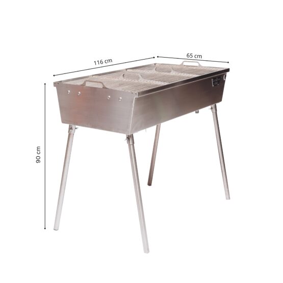 GrillSymbol kullgrill Naked Chef XXL Silver