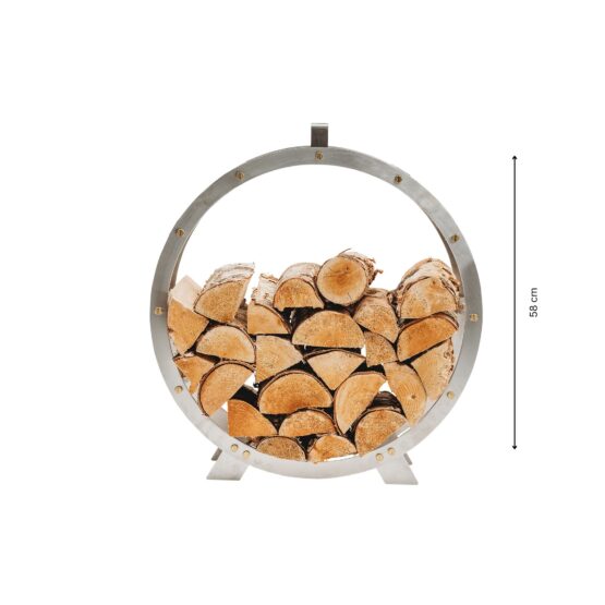 GrillSymbol vedkurv Hugo-inox ø 58 cm