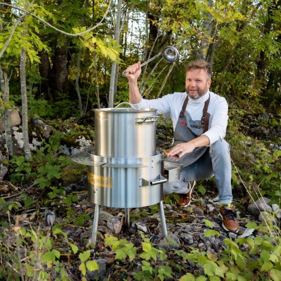 GrillSymbol Suppestasjon med gassbrennerr 36 L